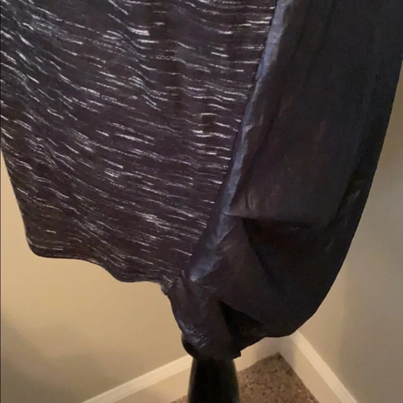 {BCBGMAXAZARIA} HARLOW Mixed Media Hi-lo Tank Top - Picture 4 of 7